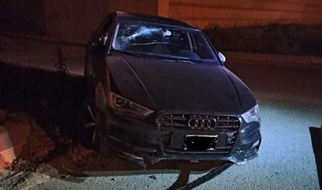 Bursa'da polisten kaçarken kaza yaptı