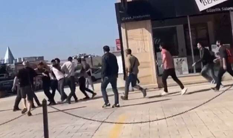 Bursa'da "kız" kavgası, meydan muharebesine döndü