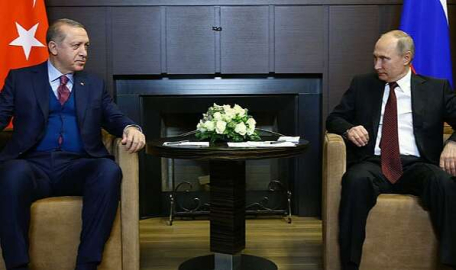 Cumhurbaşkanı Erdoğan ile Putin arasında kritik görüşme