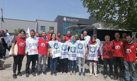 Acarsoy Tekstil'de eylem!