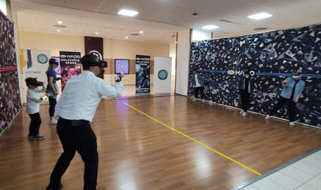 Bursa'da öğrencilerin sanal oyunu gerçeğini aratmadı 