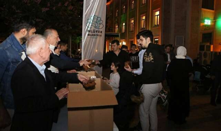 Nilüfer’de Kadir Gecesi ikramı  