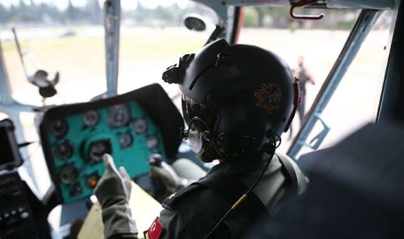 Bursa'da bayramda havadan ve karadan takip...