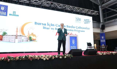 Bursa Büyükşehir ailesi iftarda bayramlaştı 