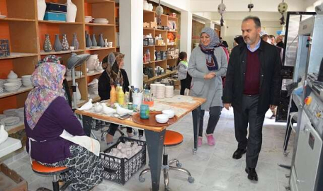 Başkan Aktaş'tan, Emet Kadın Girişimciler Kooperatifine ziyaret  