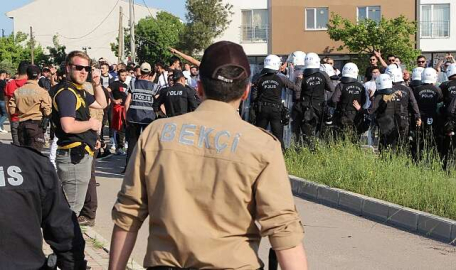 Bandırmaspor - Bursaspor maçı sonrasında arbede 