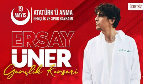 Bursa'nın gençleri Ersay Üner ile bayramı kutlayacak