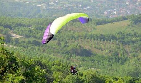 Bursa semaları paraşütle şenlenecek