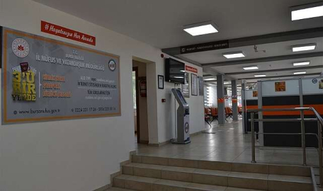 Bursa'da Nüfus Müdürlükleri hafta sonu da açık olacak