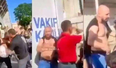 Sokak röportajı yaparken dayak yedi