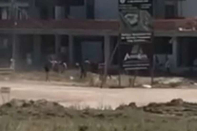 Bursa’da inşaat işçileri birbirine girdi