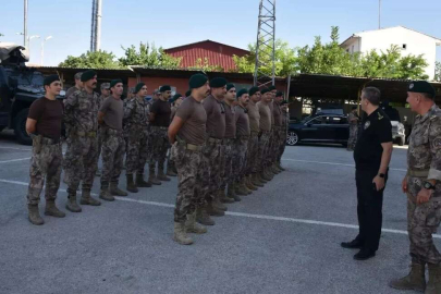 Özel harekat polisleri Suriye'ye uğurlandı