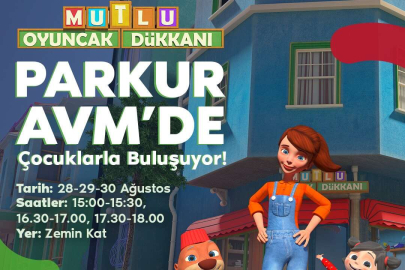 'Mutlu Oyuncak Dükkanı' Bursa Parkur AVM'de