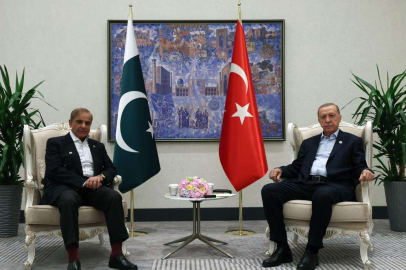Cumhurbaşkanı Erdoğan, Pakistan Başbakanı Şerif'i kabul etti