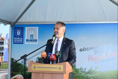 Bursa'da Göçmen Konutları yeşile kavuştu