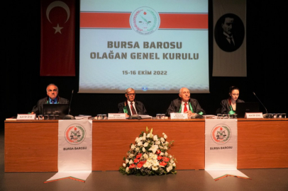 Bursa Barosu Genel Kurulu yapıldı