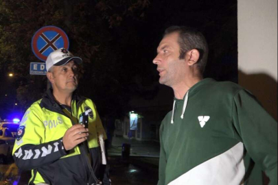 Bursa'da polisin alkollü sürücü ile imtihanı!