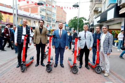 İnegöl’de e-scooter uygulaması başladı