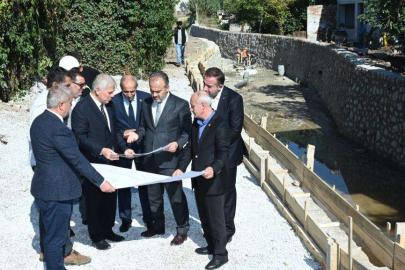 Ovaakça’da taşkın riski ortadan kalkıyor