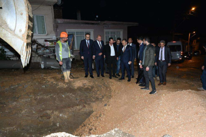 Bursa Büyükşehir gece gündüz sahada