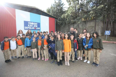 Öğrenciler çevre eğitimini yerinde alıyor