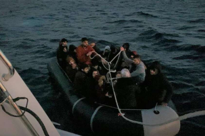 22 kaçak göçmeni Sahil Güvenlik kurtardı