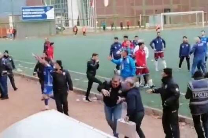 Bursa’da amatör maçta kavga! Yaralılar var