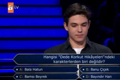 1 milyonluk soru açıldı! İşte Kim Milyoner Olmak İsterdeki 1 milyon liralık soru ve cevabı