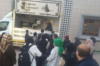 Bursa'da Messi için lokma dağıtıldı