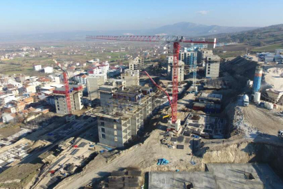 Bursa'da 70 gün önce başlamıştı, TOKİ daireleri hızla yükseliyor