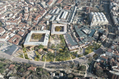 Bursa'da tarihi Hanlar Bölgesi’nde zaman tersine akıyor