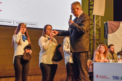 Karacabey'deki TOKİ'ler sahiplerini buldu