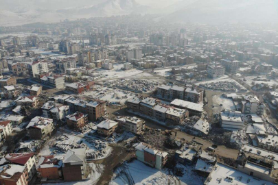 Enkaz halindeki Elbistan havadan görüntülendi