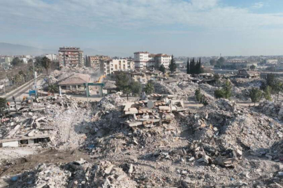 Hatay'da son durum havadan görüntülendi