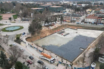 İnegöl'de Merkez Park şekilleniyor