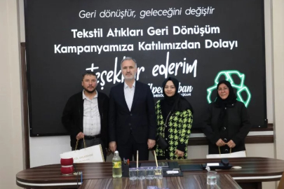 Tekstil atığı toplama kampanyasının ödülleri sahiplerini buldu