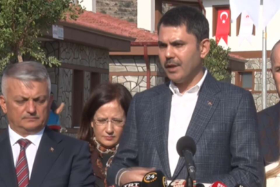 Bakan Kurum, “Toplamda 405 bin konut yapacağız”
