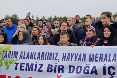 Bursa'da taş ocağı tepkisi