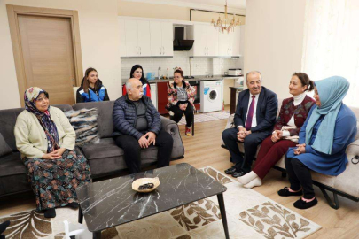 Başkan'dan moral ziyareti