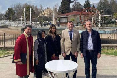 İnegöllü çift Kahramanmaraş'ta evlendi