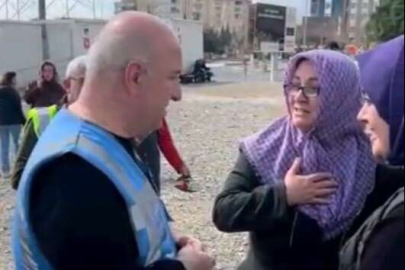 Depremzede kadından duygu dolu sözler