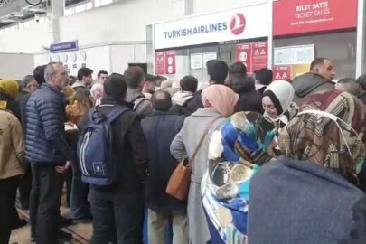 THY uçağı Erzurum'a inişte büyük tehlike atlattı