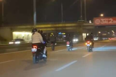 Bursa'da yoğun trafikte tehlikeli hareketler