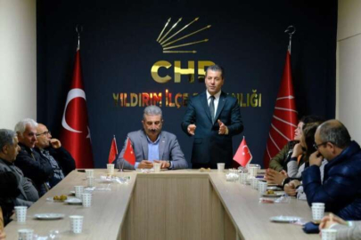 CHP Bursa Milletvekili Aday adayı Şehitoğlu Yıldırım'da partililerle bir araya geldi