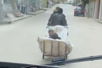 Bursa'da yürekleri ağza getiren o anlar...