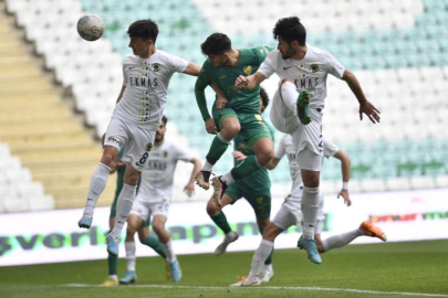 Bursaspor, Menemen ile berabere kaldı: 1-1