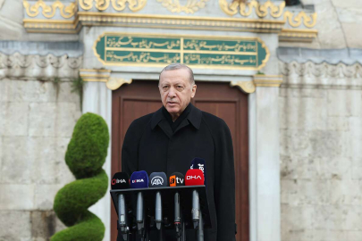 Cumhurbaşkanı Erdoğan bayram namazını Ayasofya'da kıldı