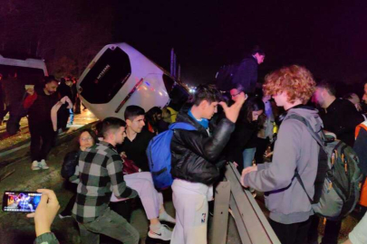 Bursa’da tur otobüsü kaza yaptı: 2 ölü, 44 yaralı