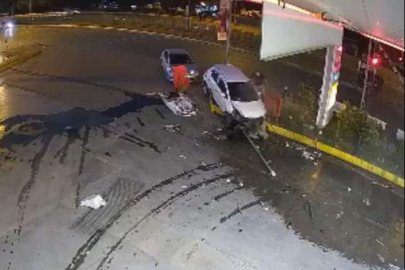 Polisin ‘dur' ihtarına uymadı, kaçarken refüje çarptı