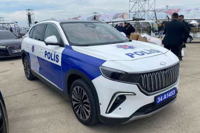 Togg polis arabası olarak ilk kez görüntülendi